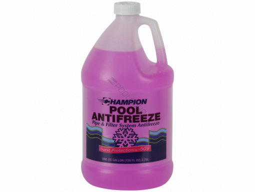 Champion- Non-Toxic Swimming Pool Antifreeze, Alcohol-Free, Red, 1 Gallon